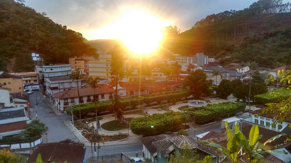 Nascer do sol em Santa Teresa - Foto Leonardo Meira